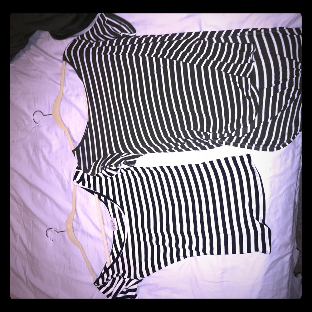 Stripe top bundle size medium